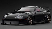 Toyota Supra (A80) TRD 3000GT Black (ミニカー)