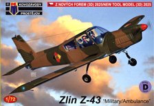 Zlin Z-43 Military / Ambulance (Plastic model)