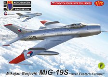 MiG-19S `Over Eastern Europe` (Plastic model)