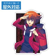 遊☆戯☆王デュエルモンスターズGX 描き下ろし 遊城十代 屋外対応ステッカー 未来へ向かってVer. (キャラクターグッズ)