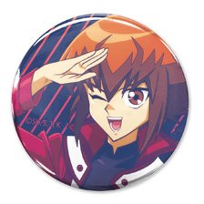 遊☆戯☆王デュエルモンスターズGX 描き下ろし 遊城十代 65mm缶バッジ 未来へ向かってVer. (キャラクターグッズ)