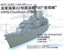 HMS チャタム (F87) 洋上モデル (プラモデル)