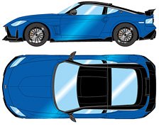 IMPUL Fairlady Z 2023 セイランブルー / スーパーブラック (ミニカー)
