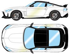IMPUL Fairlady Z 2023 プリズムホワイト / スーパーブラック (ミニカー)