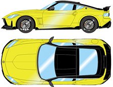 IMPUL Fairlady Z 2023 イカズチイエロー / スーパーブラック (ミニカー)