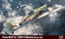 独・フォッケウルフFw190D-9戦闘機・ミメタル工場製Ta-152尾翼 (プラモデル)