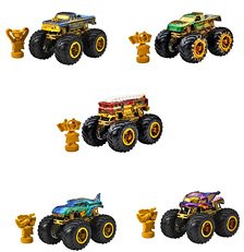 Hot Wheels Monster Trucks Assort Trophy Champion 986B (set of 6) (Toy) (Diecast Car)