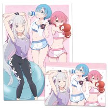 Re:ゼロから始める異世界生活 クリアファイル エミリア&レム&ラム (キャラクターグッズ)