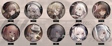 Goddess of Victory: Nikke BURST Collection Can Badge Vol.1 (Set of 10) (Anime Toy)