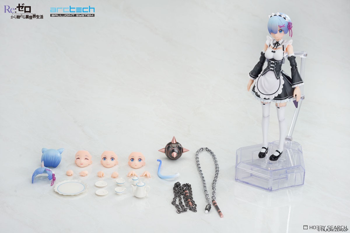 【特典付】ARCTECH可動シリーズ Re:ゼロから始める異世界生活 レム (フィギュア) 商品画像10