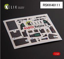 ダッソー ラファールC 内装3Dデカール (アカデミー/レベル用) (プラモデル)