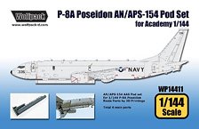 P-8A Poseidon AN/APS-154 AAS Pod set (for Academy) (Plastic model)