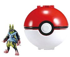 Monster Collection Poketoru-Z Yellow Mega Lucario (Monster Ball) (Character Toy)