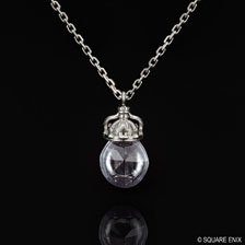 Final Fantasy IX Silver Necklace [Garnet] (Anime Toy)