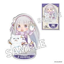 Re:ゼロから始める異世界生活 ミニキャラ アクリルスタンドフィギュア Winter ver. エミリア (キャラクターグッズ)