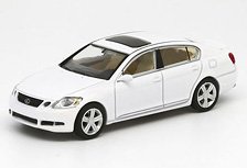 レクサス GS300 クリスタルホワイト LHD (ミニカー)