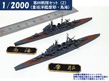 4th Squadron Set (2) (Heavy Cruisers Maya and Chokai) (Plastic model)