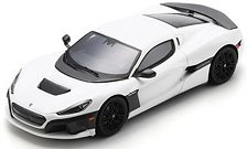 Rimac Nevera 2022 - White (ミニカー)