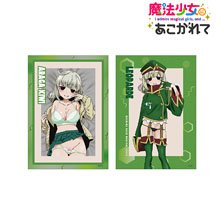 Gushing over Magical Girls Kiwi Araga & Leoparde A5 Illust Card (Anime Toy)