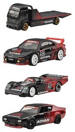 Hot Wheels Premium collector set Assort - JBM06 Advan Racing Team (Diecast Car)