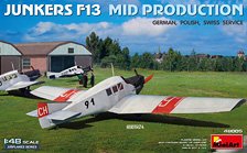 Junkers F13. Mid Prod. German, Polish, Swiss Service (Plastic model)