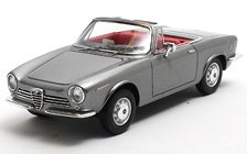 アルファロメオ ジュリア GT スパイダー 1963年 グレーメタリック (ミニカー)