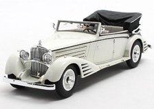 マイバッハ ツェッペリン DS8 Cabriolet by Spohn 1934 ホワイト (ミニカー)
