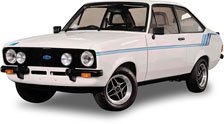フォード エスコート ハリアー 1980年 ダイヤモンドホワイト (RHD) (ミニカー)