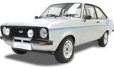 フォード エスコート ハリアー 1980年 ストラトスシルバー (RHD) (ミニカー)