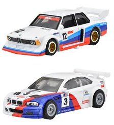 Hot Wheels Premium 2 packs BMW 320 group 5 / 2001 BMW M3 GTR (Diecast Car)