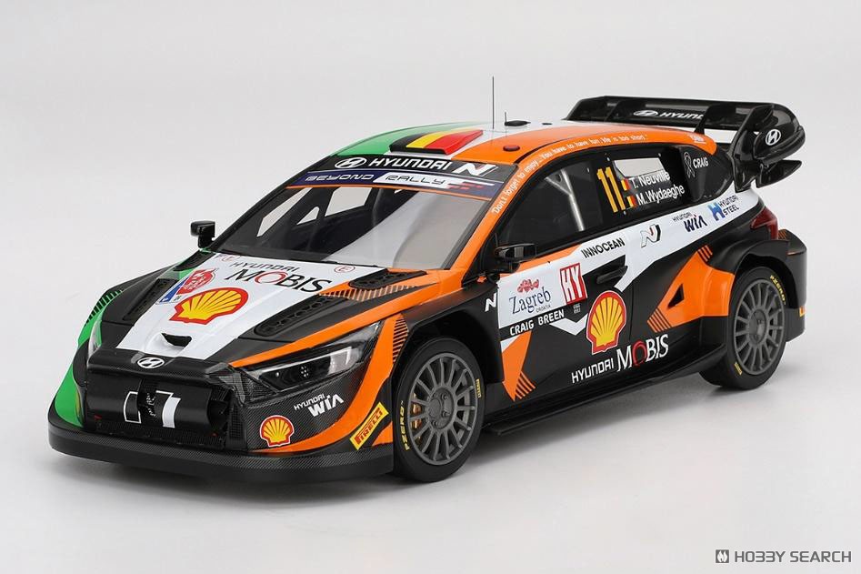 Hyundai i20 N Rally1 クロアチア・ラリー パワーステージ2023 優勝車 #11 (ミニカー) 商品画像1
