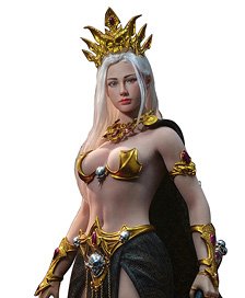 TBリーグ 1/6 アクションフィギュア アンダイング クィーン ブラック (ドール)