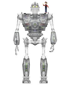 Super Cyborg/ The Iron Giant: Iron Giant Clear Ver. (Completed)