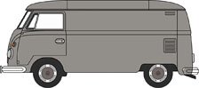 (N) VW T1 バン ライトグレー (鉄道模型)