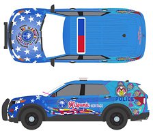 Hot Pursuit - 2022 Ford Police Interceptor Utility - Miami Police Department Hispanic Heritage Month Tribute (Diecast Car)