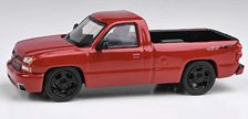 シボレー シルバラードシングルキャブ 2006年 ビクトリーレッド LHD (ミニカー)
