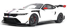 フォード マスタング GTD `スピリット オブ アメリカ` 2025 (ホワイト) (ミニカー)