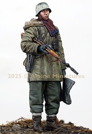 WWII ドイツ武装親衛隊 擲弾筒付小銃を持つ装甲擲弾兵 (プラモデル)