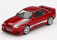 Nissan スカイライン GT-R R32 Veilside コンバット C-I ジェムレッド (右ハンドル) (ミニカー)