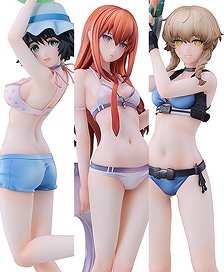【特典付】牧瀬紅莉栖＆椎名まゆり＆阿万音鈴羽 水着Ver. セット (フィギュア)