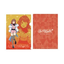 Gakuen Idolmaster Clear File Ume Hanami (Anime Toy)