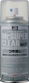 B514 Mr.スーパークリアー つや消し (溶剤系スプレー) (170ml) (コート材) (スプレー)