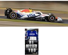 Racing Bulls VCARB 02 No.30 Visa Cash App Racing Bulls F1 Team Japanese GP 2025 Liam Lawson (ミニカー)