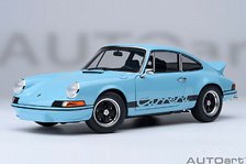 ポルシェ 911 カレラ 2.7 RS (ガルフブルー/ブラック・ストライプ) (ミニカー)