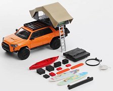Toyota 4Runner TRD PRO Overland (LHD) - w/Accessory - Orange (Diecast Car)