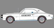 1967 Chevrolet Camaro RS / SS Car Craft Test Car (Diecast Car)