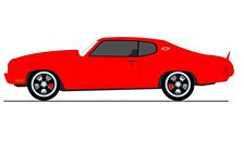 1970 Chevrolet Chevelle SS Red Eye (Diecast Car)