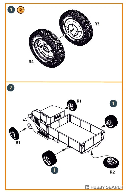 ZiS-5/5V ホイール (クリアープロップ！用) (プラモデル) 設計図2