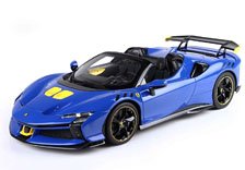 Ferrari SF90XX Stradale spider Azzurro Dino - Yellow (ミニカー)