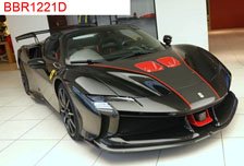 Ferrari SF90XX Stradale spider Nero Daytona met - Red and Carbon (ミニカー)